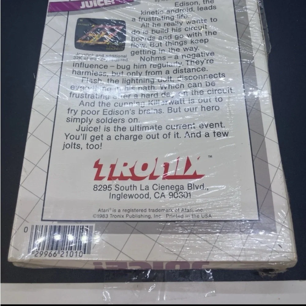 Tronix Juice Computer Diskette Atari
